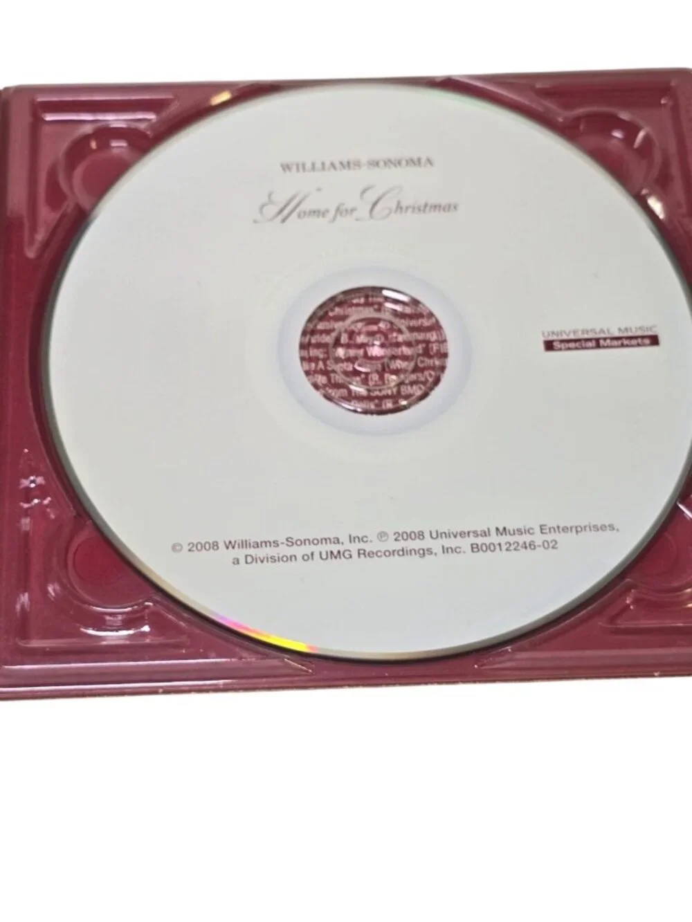Home For Christmas by Williams Sonoma CD 2008 Carols Music Peggy Lee Dean Martin
